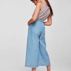 MANGO Kids Girls culottes wide leg pants